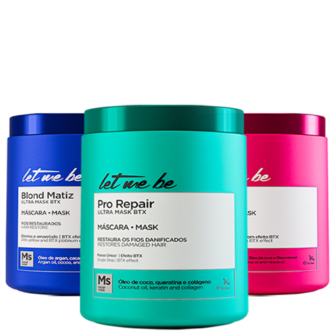 Kit Btx Pro Repair + Btx Supreme + Btx Blond | 1KG