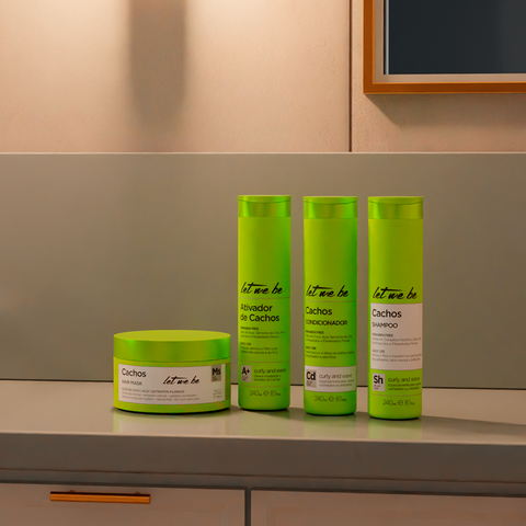 Kit Cachos - Shampoo, Ativador e Máscara | 250g