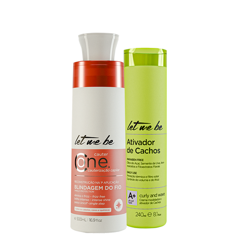 Kit Cauter One 500ml + Ativador Cachos 240ml