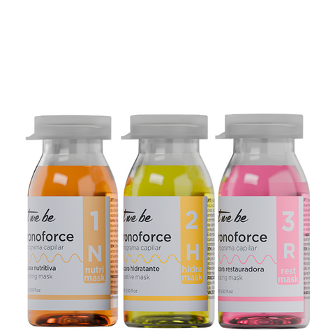 Kit Cronograma Capilar de Ampolas - Cronoforce | 15ml cada