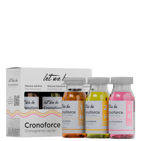 Kit Cronograma Capilar de Ampolas - Cronoforce | 15ml cada