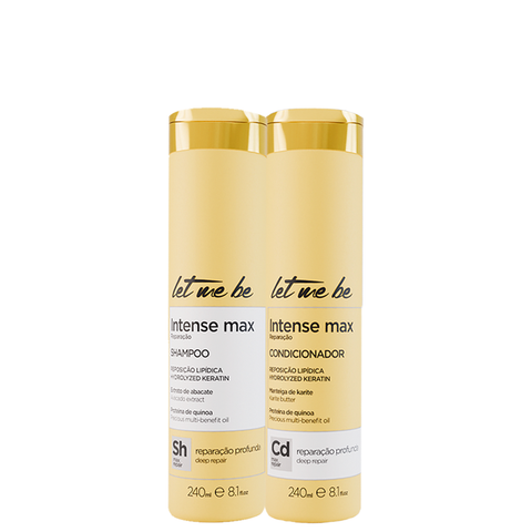 Kit Intense Max Reparação - Shampoo e Condicionador | 240ml