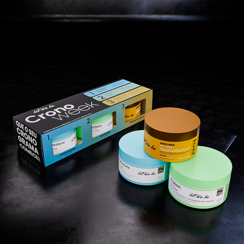 Kit Cronograma Capilar - Cronoweek - 250g Cada | 3 máscaras