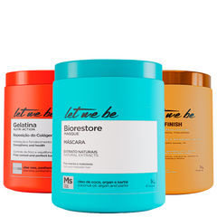 Kit Cronograma Trilogia Capilar Luxuosa - 1KG | 03 Máscaras