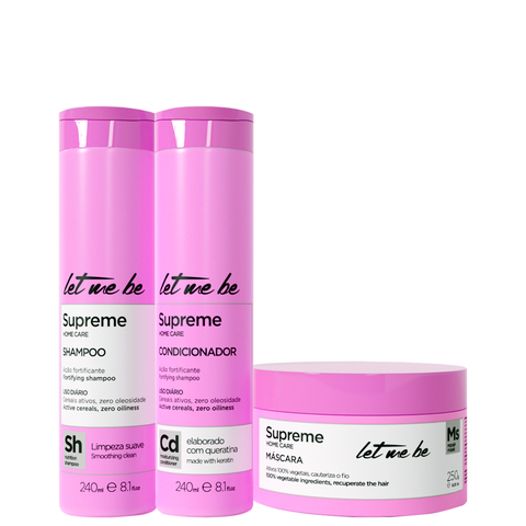 Kit Supreme Care - Shampoo, Condicionador e Máscara | 250g