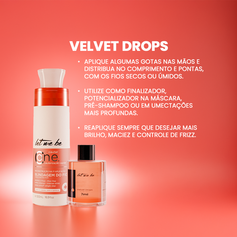 Kit Cauterização e Finalização Premium - Cauter One 500ml e Velvet Drops 30ml