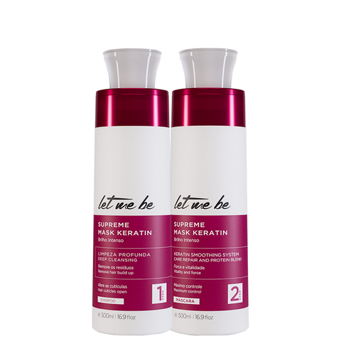 Kit Supreme Mask Keratin 500ml + Linha Supreme Home Care