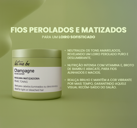 Máscara Matizadora Champagne Blond Expert - Efeito pérolado - 500g