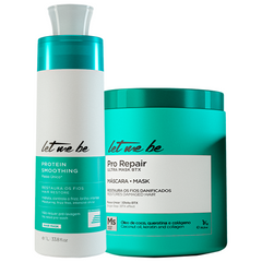 Kit Escova Progressiva Passo Único 1L + Btx Pro Repair 1KG