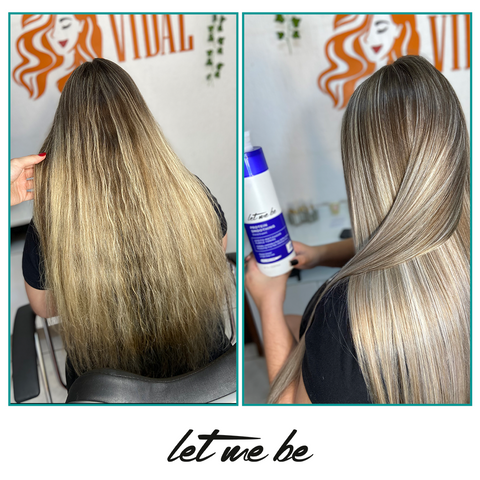 Kit Blond Protein Smoothing Passo Único 1L + Máscara Biorestore 1KG