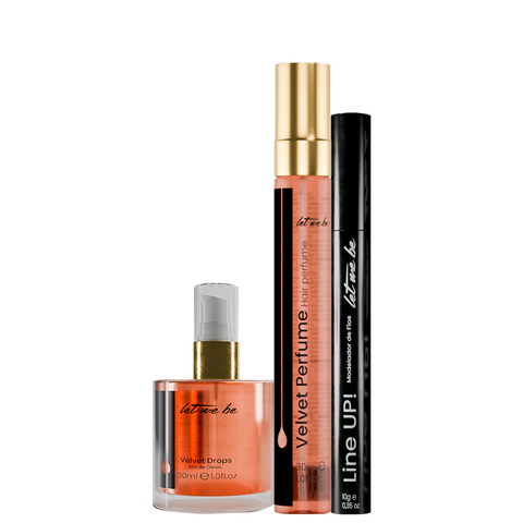 Kit Velvet Up! - Óleo Reparador + Perfume Capilar + Modelador de Fios