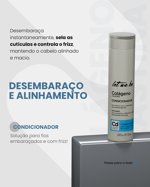 Kit Shampoo e Condicionador Colágeno + Mini Cronograma Capilar