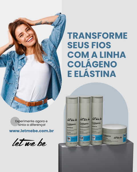 Kit Shampoo e Condicionador Colágeno + Mini Cronograma Capilar