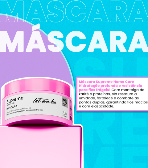Kit Supreme Care - Shampoo, Condicionador e Máscara | 250g