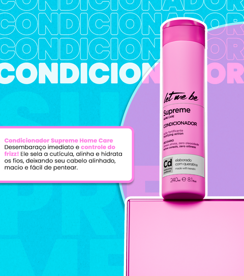 Kit Supreme Care - Shampoo, Condicionador e Máscara | 250g