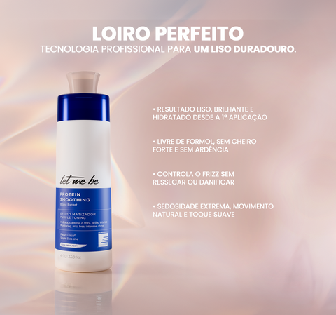 Protein Smoothing Blond Matizadora Passo Único - 1L