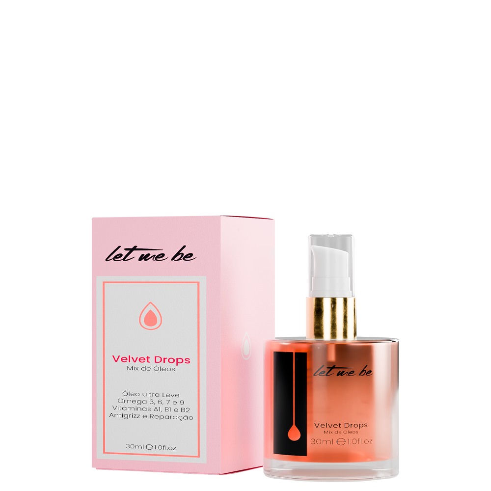 テテ ラキドロ be m2u  deluxe Velvet Drops Óleo Reparador Brilho e Sedosidade - 30ml – Let Me Be