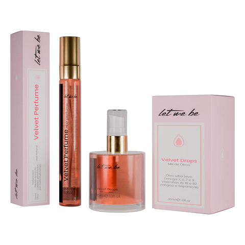Kit Velvet Duo - Óleo Reparador + Perfume Capilar | 30ml