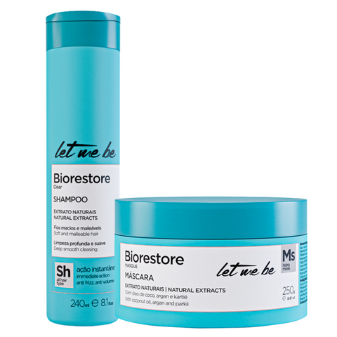 Kit Biorestore Hidratação - Shampoo e Máscara 250g