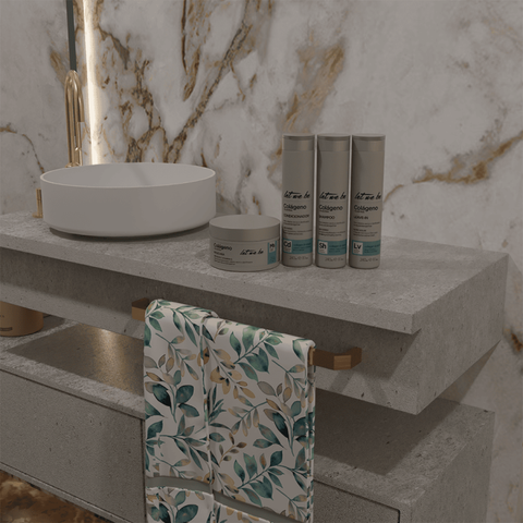 Kit Colágeno e Elastina - Shampoo, Leave-In e Máscara | 240ml