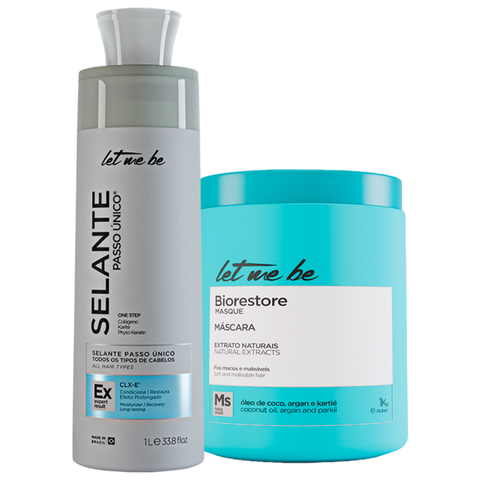 Kit Selante Semi-definitiva 1L + Máscara Biorestore 1KG
