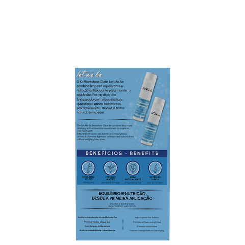 Kit Biorestore Hidratação - Shampoo e Condicionador | 240ml