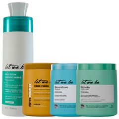 Kit Escova Progressiva Passo Único 1L + Cronograma 1KG