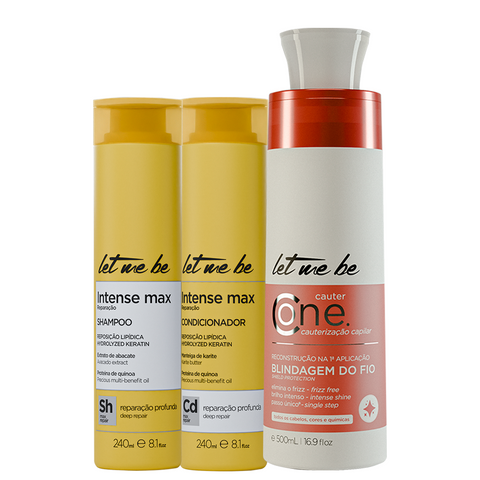 Kit Cauter One 1L + Shampoo e Condicionador Intense Max 240ml