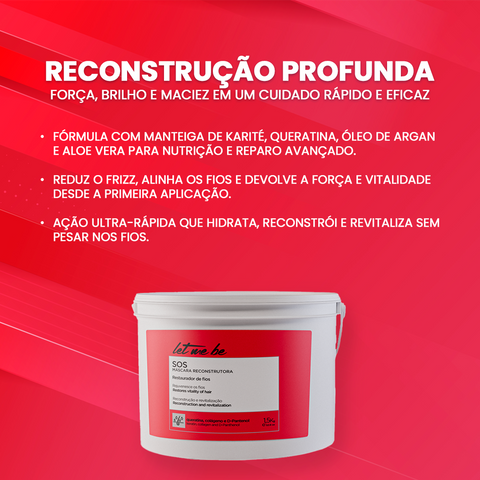 Máscara Reconstrutora Lavatorio SOS - 1,5KG