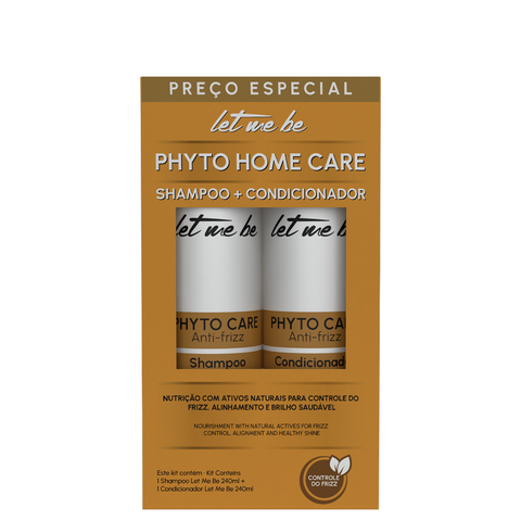 Kit Phyto Care Anti Frizz - Shampoo e Condicionador | 240ML