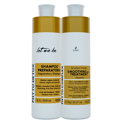 Kit Escova Progressiva Phyto + Shampoo Pré Tratamento Phyto Detox - 1L