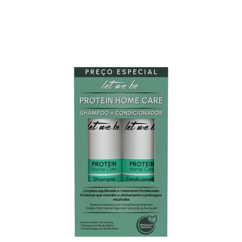Kit Pós Química Protein - Shampoo e Condicionador | 240ml