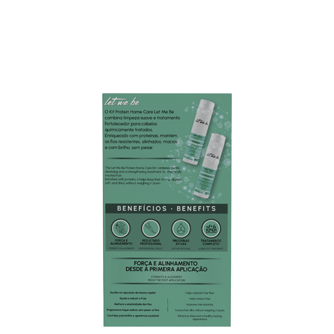 Kit Pós Química Protein - Shampoo e Condicionador | 240ml