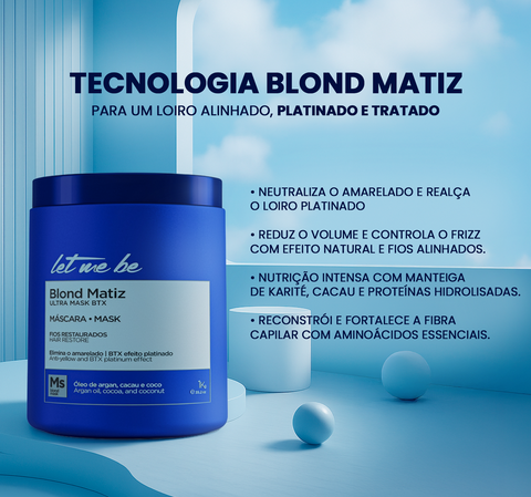 Btx - Blond Matizador Ultra Mask - 1KG