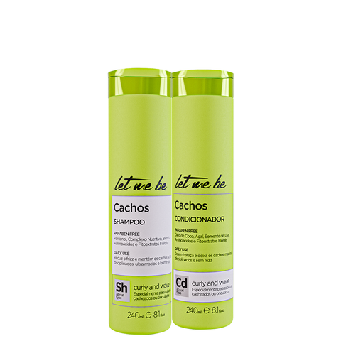 Kit Duo Cachos - Shampoo e Condicionador | 240ml