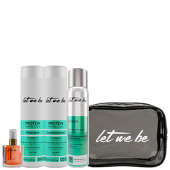 Kit Duo Protein 240ML + Spray Protein 150ML + Óleo Reparador 30ML + Necessarie| 05 Produtos