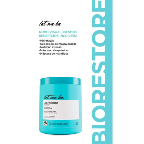 Máscara Biorestore Extratos Naturais - 1KG