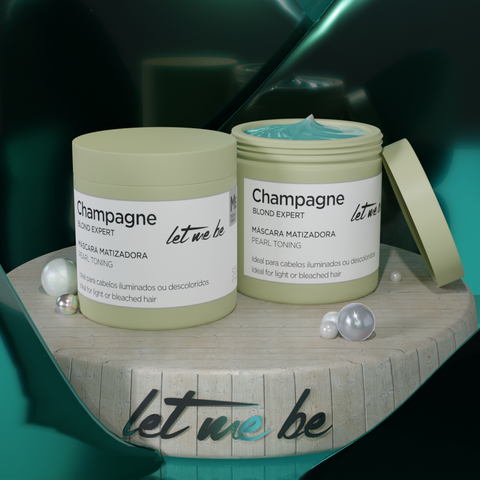 Kit Escova Progressiva Passo Único 1L + Máscara Champagne 500g